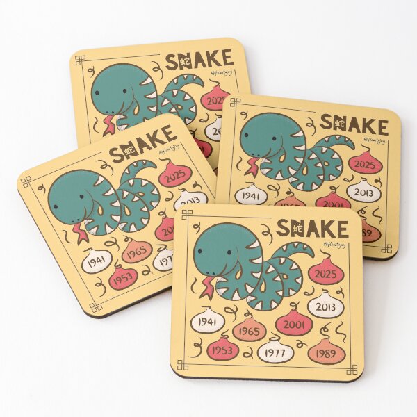 Item preview, Year of the Snake Chinese New Year Zodiac Animal 2025 designed and sold by flowtojoy.