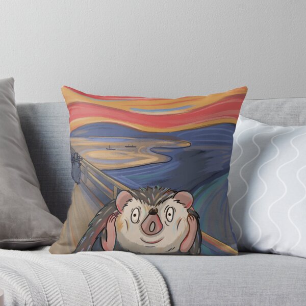 Item preview, The Scream Hedgehog Edvard Munch designed and sold by Pameloo.