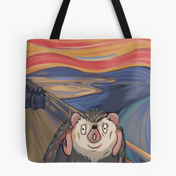 Item preview, The Scream Hedgehog Edvard Munch designed and sold by Pameloo.