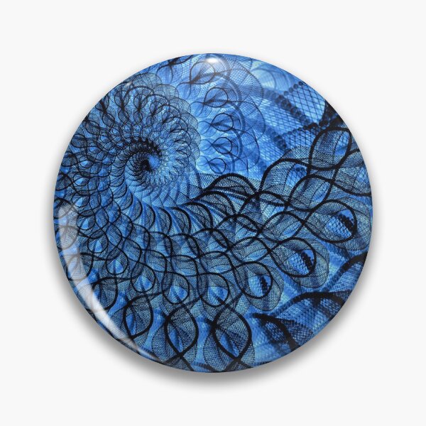 Item preview, Nautilus digitized, lace fabric, blue lace designed and sold by SEEMUELLER.