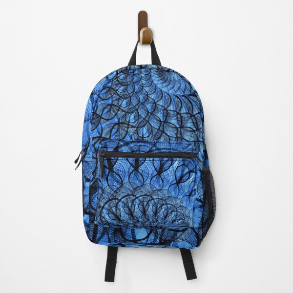 Item preview, Nautilus digitized, lace fabric, blue lace designed and sold by SEEMUELLER.