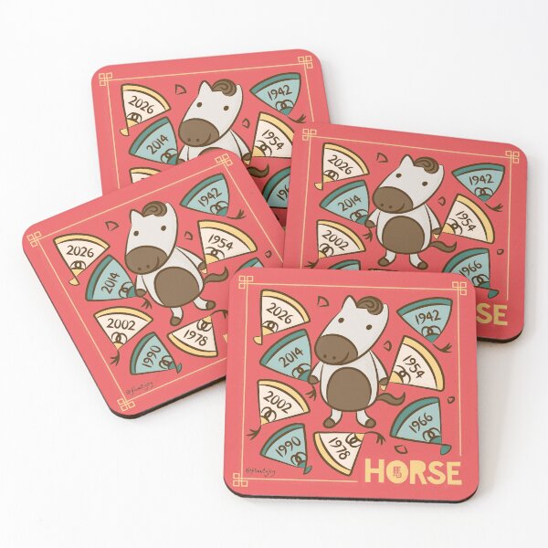 Item preview, Year of the Horse Chinese New Year Zodiac Animal 2026 designed and sold by flowtojoy.