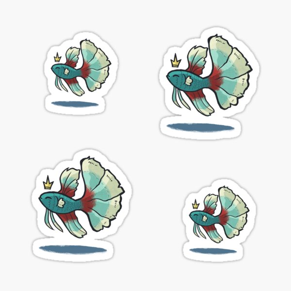 Kingly Betta Sticker