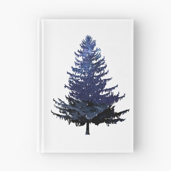 Item preview, Pine tree (starry night backdrop) designed and sold by erikvanrent.