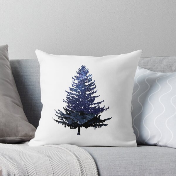 Item preview, Pine tree (starry night backdrop) designed and sold by erikvanrent.