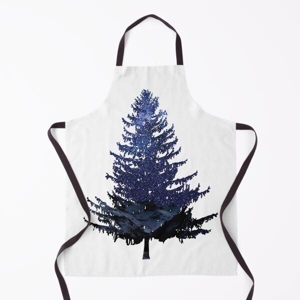 Item preview, Pine tree (starry night backdrop) designed and sold by erikvanrent.