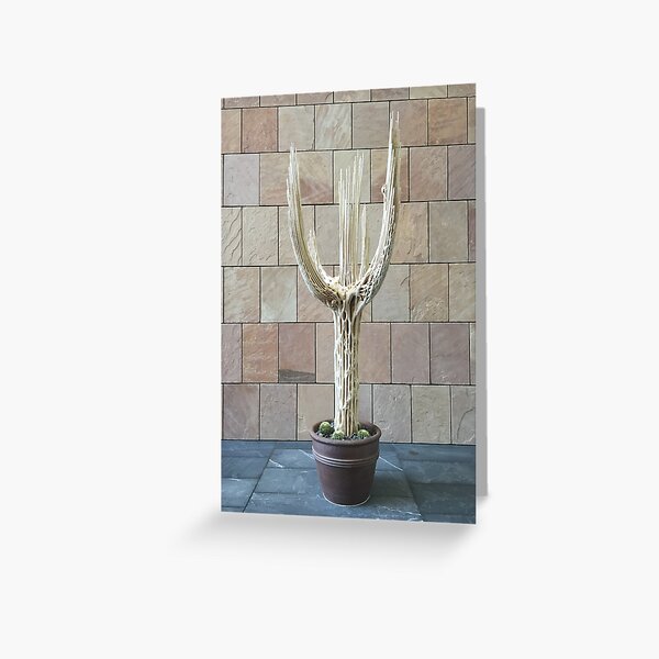 2016 Cactus Skelleton Greeting Card