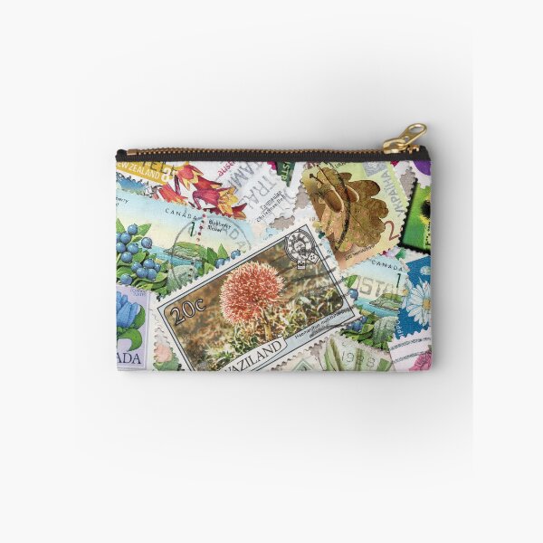 Item preview, Retro postage stamps with flowers designed and sold by Salomėja Misė.