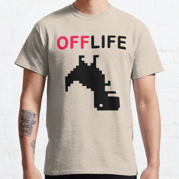 You Are Offline T-Rex [Dino Run] Pixel Art Dinosaur Game Premium T-Shirt