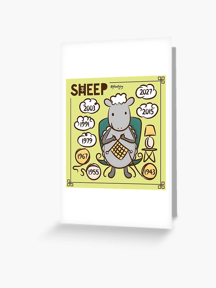 Year of the Sheep Goat Ram Chinese New Year Zodiac Animal
