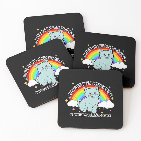 Item preview,  Life Is Meaningless & Everything Dies / Cute Nihilism Design  designed and sold by AestheticNow.