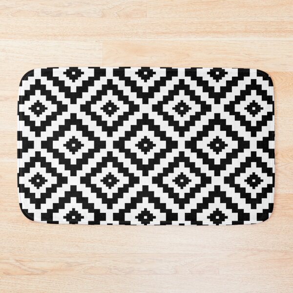 Item preview, Black and white boho,Aztec geometric pattern  designed and sold by MariaMarinova.