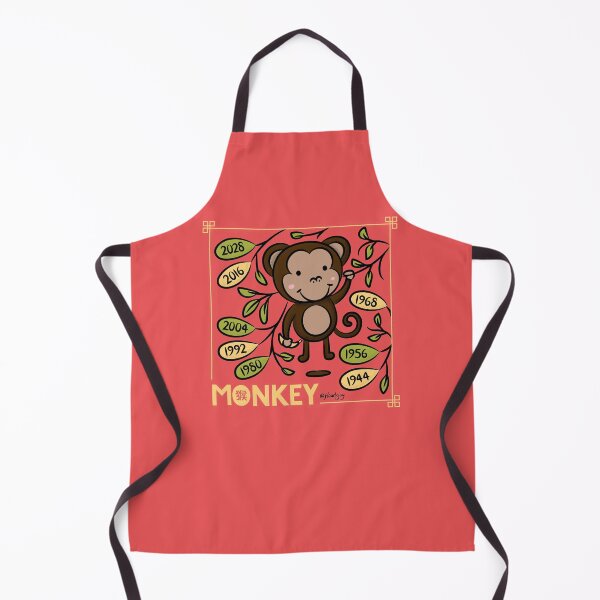 Item preview, Year of the Monkey Chinese New Year Zodiac Animal 2028 designed and sold by flowtojoy.