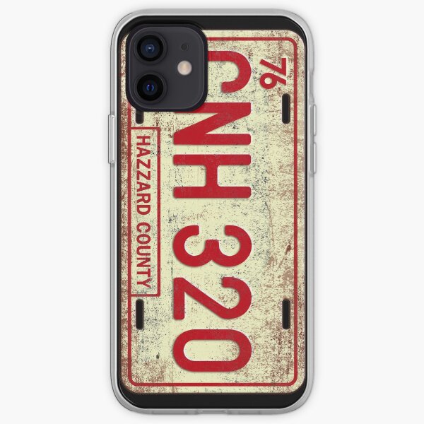 Dukes of Hazzard - General Lee License Plate iPhone Soft Case