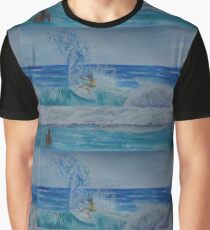 Gold Coast Surfing Graphic T-Shirt