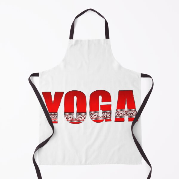 Item preview, Beautiful Artistic Red Yoga Text designed and sold by deepakrode7.