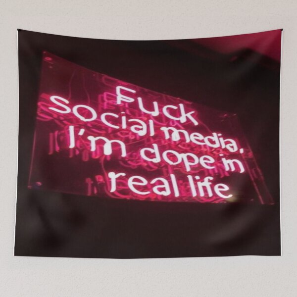 Item preview, Social media quote led sign designed and sold by Lexiliz.
