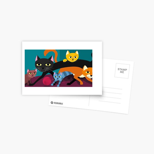 Cats & Kittens Postcard