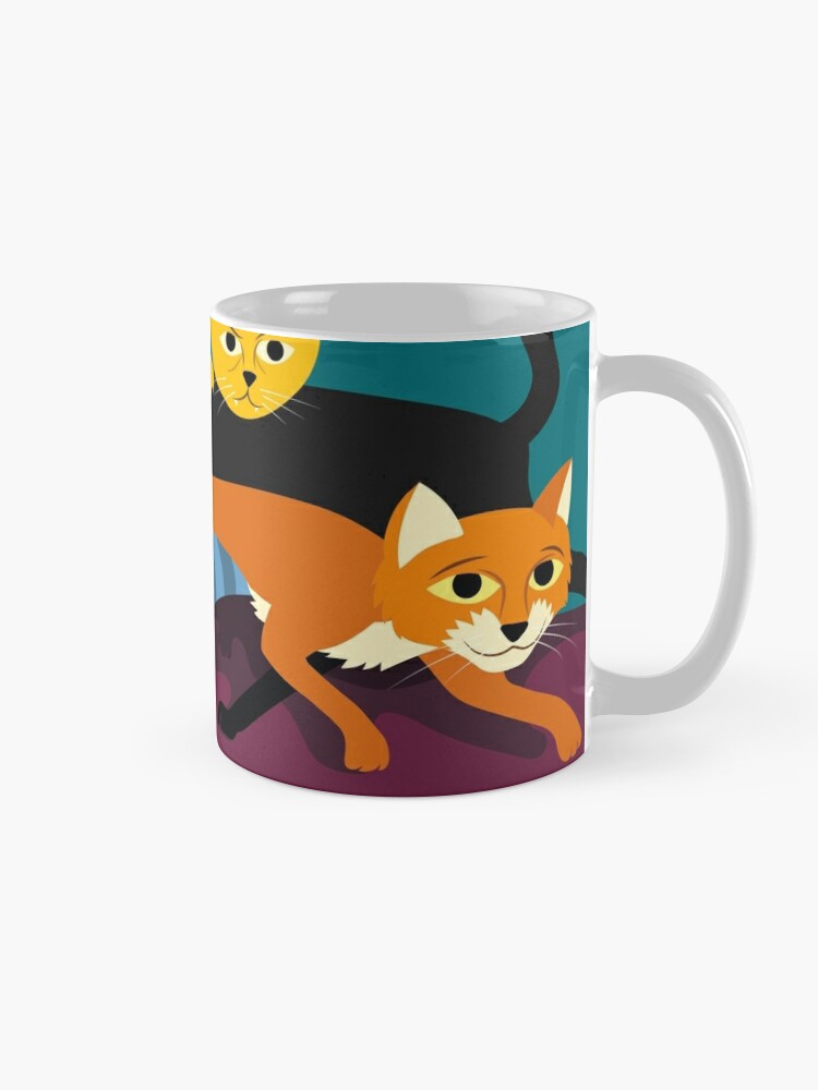 Coffee Mug, Cats & Kittens designed and sold by Eivind Vetlesen