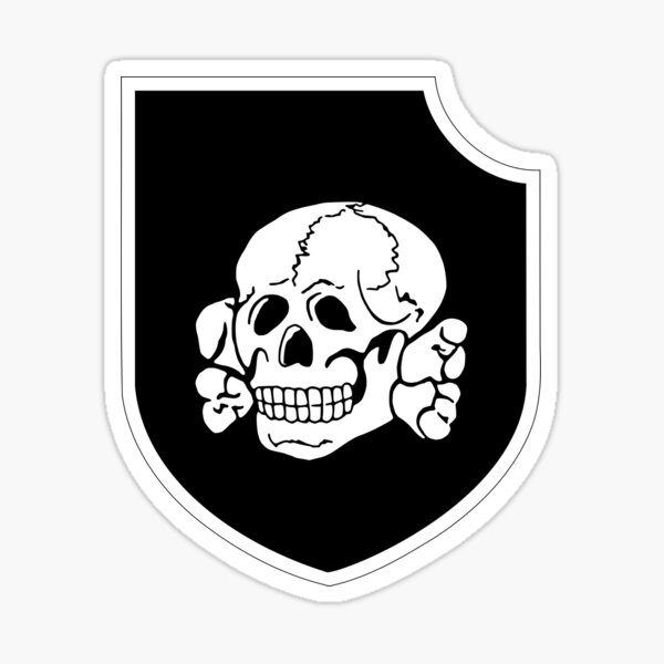 Schädelabzeichen Sticker