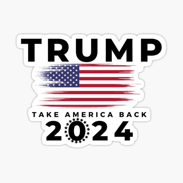 trump take America back sticker Sticker