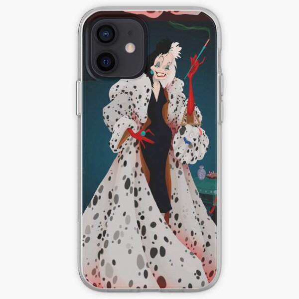 Cruella de Vil, 2021, 101 Dalmatians, Remake, Dog, Emma Stone, London iPhone Soft Case