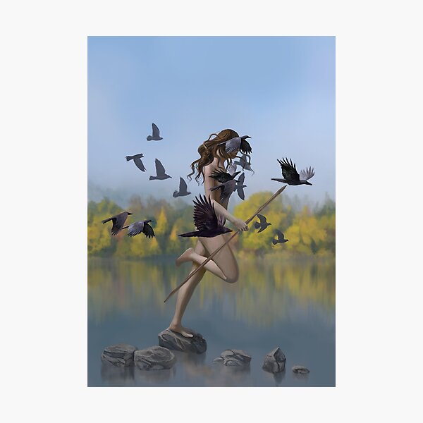 The Girl Who Danced With the Crows Photographic Print