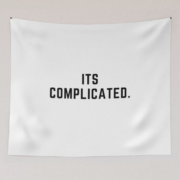 Item preview, Get your act together " ITS COMPLICATED" sarcastic quote sticker [P-Q 102][722] designed and sold by HIPNOTIZAR  CRAFTS.