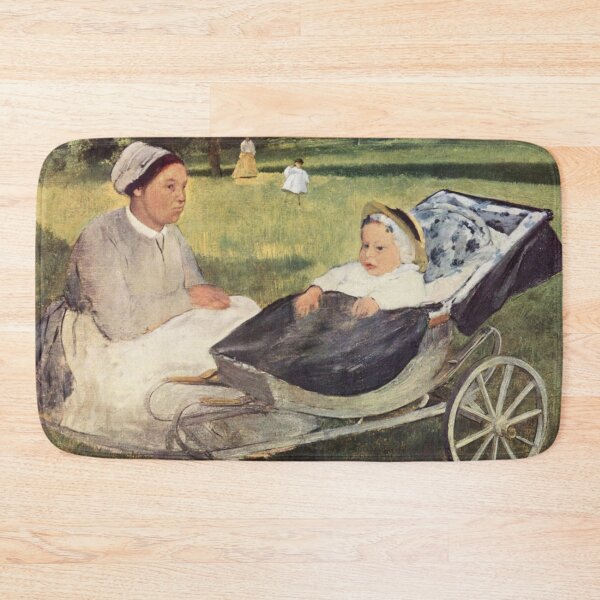 Item preview, A Child With Governess - Edgar Degas - c1870 designed and sold by CrankyOldDude.