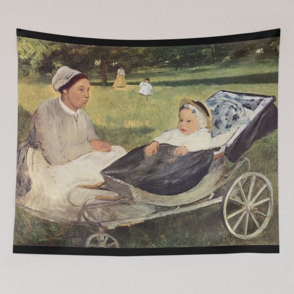 Item preview, A Child With Governess - Edgar Degas - c1870 designed and sold by CrankyOldDude.