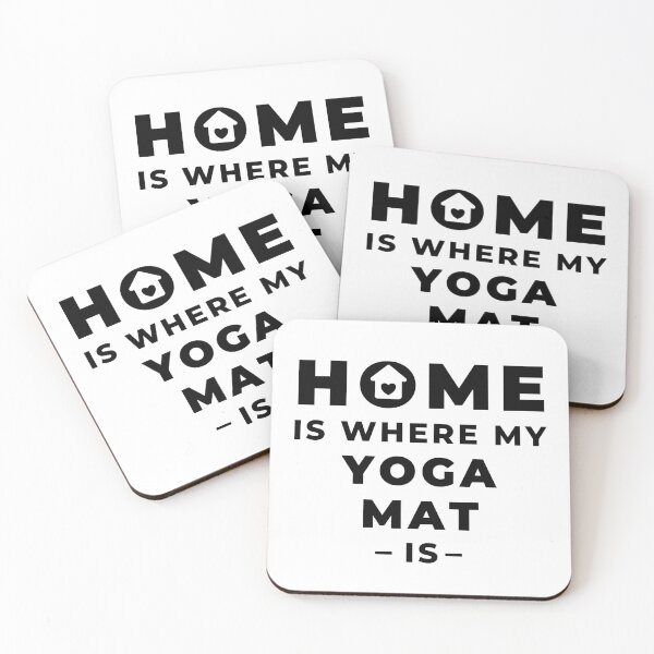 Item preview, Home is where my yoga mat is designed and sold by TheGreenGoat.