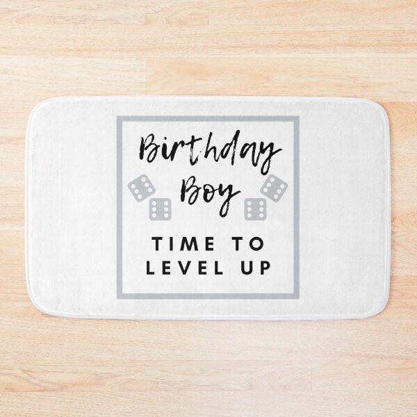 Item preview, Birthday Boy Time to Level up Silver designed and sold by kyds.
