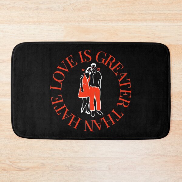 Item preview, LOVE IS GREATER THAN HATE Design designed and sold by LevelUpMerch.