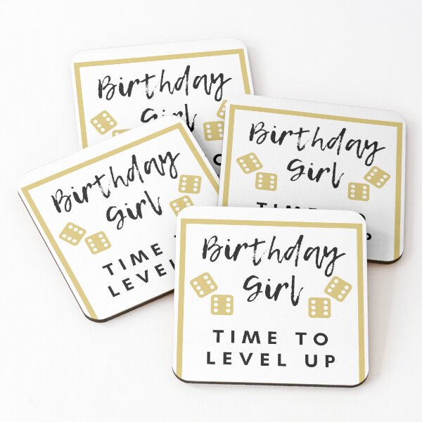 Item preview, Birthday Girl Time to Level up Gold designed and sold by kyds.