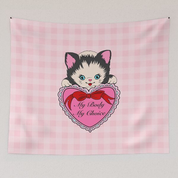 Item preview, My Body My Choice Cat Heart designed and sold by twinklestrokes.