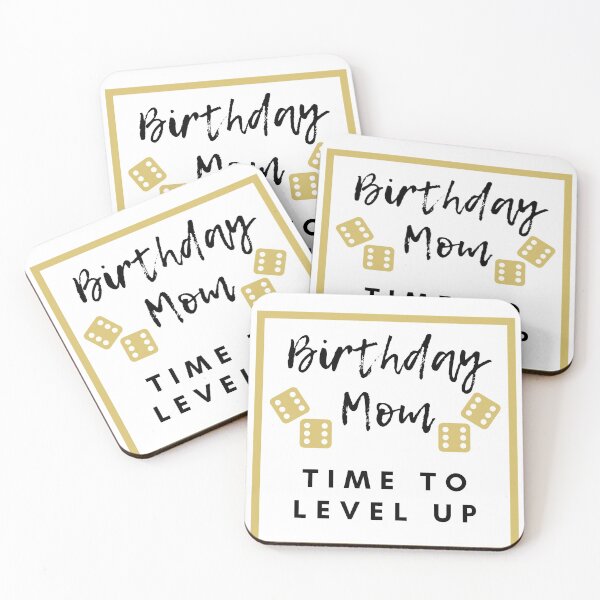 Item preview, Birthday Mom Time to Level up Gold designed and sold by kyds.