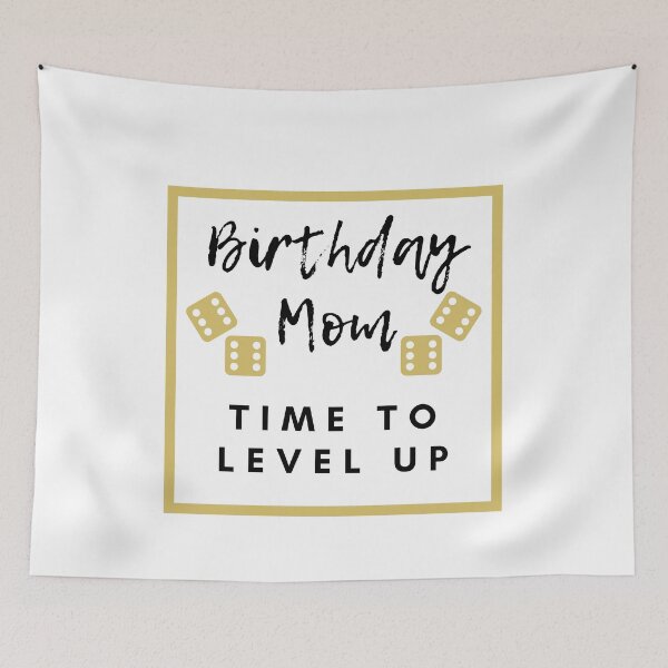 Item preview, Birthday Mom Time to Level up Gold designed and sold by kyds.