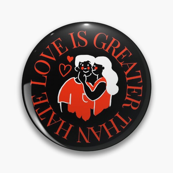 Item preview, LOVE IS GREATER THAN HATE Design designed and sold by LevelUpMerch.