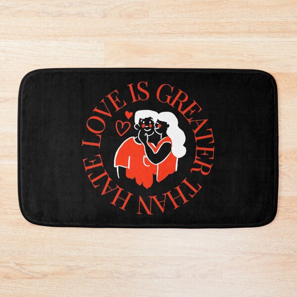 Item preview, LOVE IS GREATER THAN HATE Design designed and sold by LevelUpMerch.