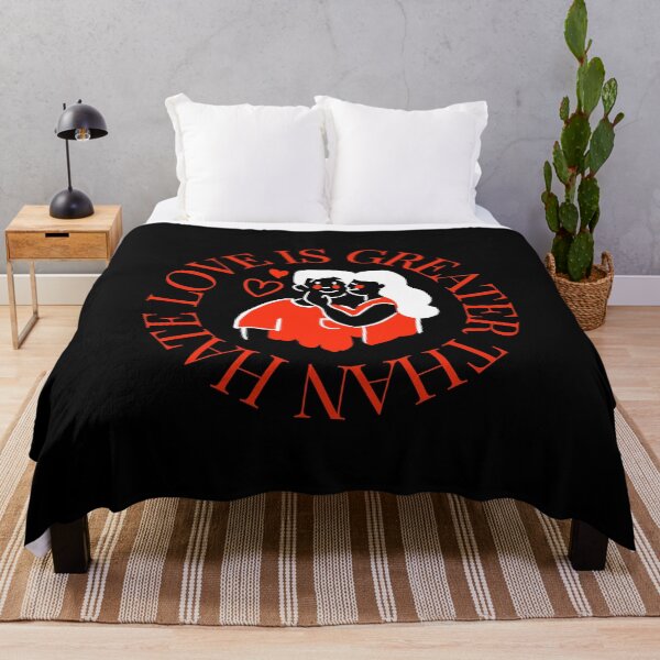 Item preview, LOVE IS GREATER THAN HATE Design designed and sold by LevelUpMerch.