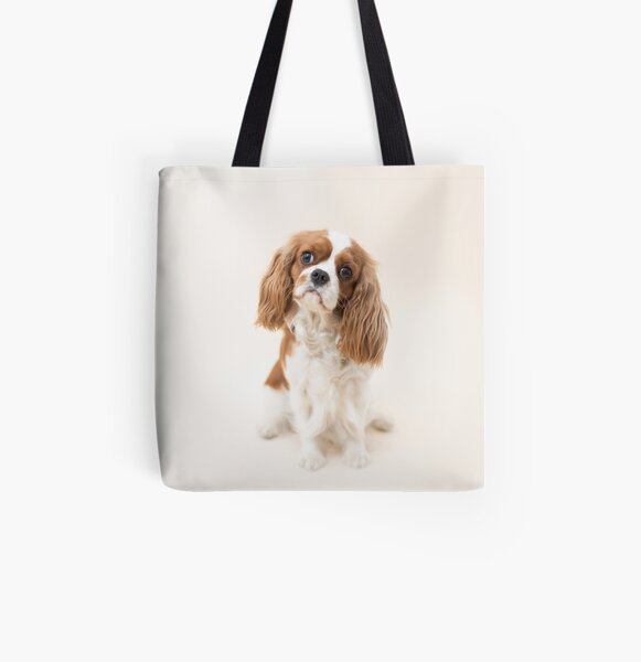 Tote Bag Dog Lover Gift Dog Tote Shopping Tote Cavalier King Charles Spaniel Canvas Tote Gift Ideas Canvas Tote Bag