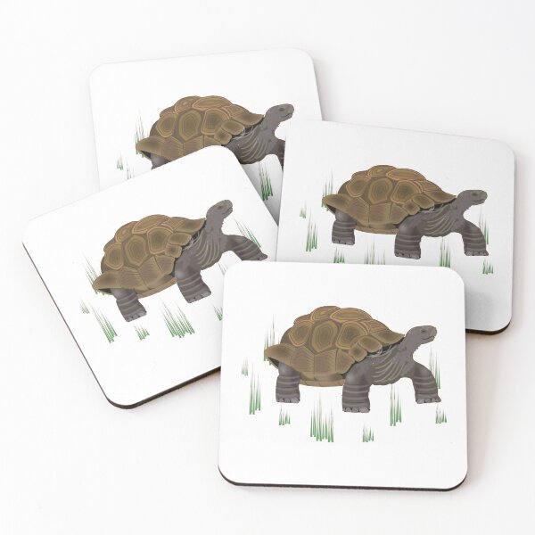 Item preview, Tortoise with beautiful shell walking through grass designed and sold by designInk.
