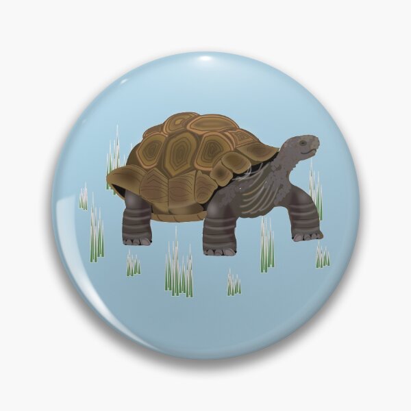 Item preview, Tortoise with beautiful shell walking through grass designed and sold by designInk.
