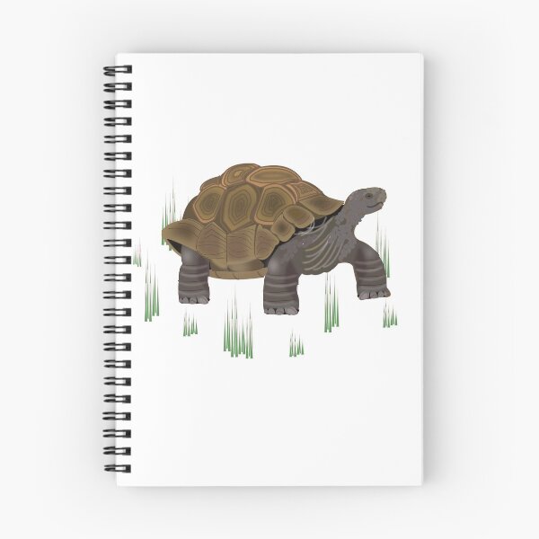 Item preview, Tortoise with beautiful shell walking through grass designed and sold by designInk.