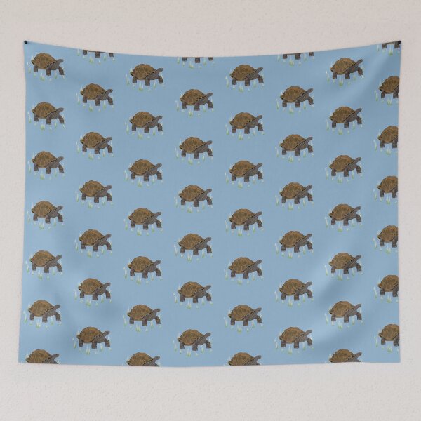 Item preview, Tortoise with beautiful shell walking through grass designed and sold by designInk.