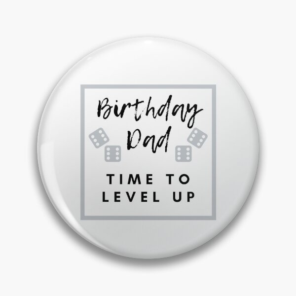 Item preview, Birthday Dad Time to Level up Silver designed and sold by kyds.