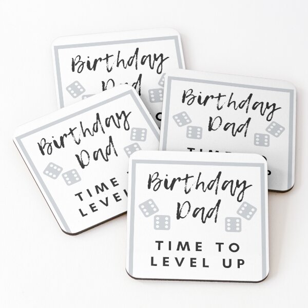 Item preview, Birthday Dad Time to Level up Silver designed and sold by kyds.
