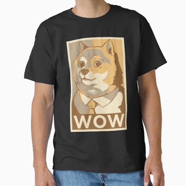 Artikel-Vorschau von Dogecoin WOW, es ist Zeit für einen Plan, Dogecoin Doge HODL To the Moon Crypto Meme, designt und verkauft von Linery Brand.