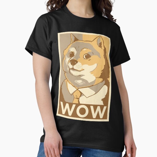 Item preview, Dogecoin WOW It's Time for Plan, Dogecoin Doge HODL To the Moon Crypto Meme  designed and sold by Linery Brand.