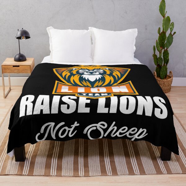 Item preview, Team Lion - Raise Lions, Not Sheep designed and sold by Animal Gifts For Animal Lovers.
